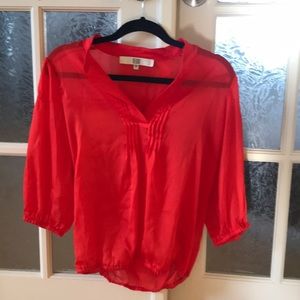 Red blouse size extra small